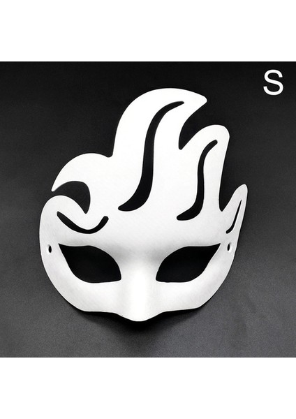 S 1 Adet Yaratıcı Dıy Hamuru Kedi Tilki Beyaz Kağıt Boyasız Hayvan Maskesi Erkekler Kadınlar Için Çocuklar Venedik Karnavalı Yüz Maskeleri Parti Malzemeleri (Yurt Dışından)