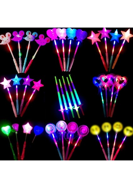 Koyu Haki 1 Adet Işık Çubuğu Floresan Parti Dekor Peri Sihirli Değnek Mutlu Aydınlık Kız Doğum Günü Partisi Malzemeleri Let's Glow Çocuklar Lehine Hediye (Yurt Dışından)