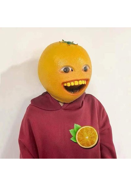 Can Sıkıcı Turuncu Cadılar Bayramı 3D Maskeleri Lateks Hayvan Kurbağa Kurt Maymun Parti Maskesi Festivali Çocuk Cadılar Bayramı Karnaval Hediye At Kafa Maskesi (Yurt Dışından)