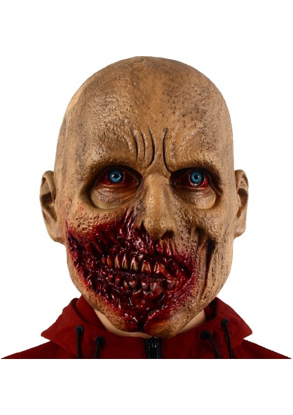 Saç ile Cadılar Bayramı Kanlı Çarpık Ağız Maskeleri Zombi Canavar Vampir Lateks Kostüm Partisi Tam Kafa Tiyatrosu Perili Ev Sahne (Yurt Dışından) indirimleri