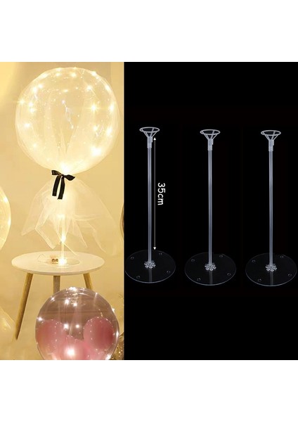 20 Adet 12 Inç Top H Doğum Günü Partisi Balonlar Standı Balon Tutucu Sütun Plastik Balon Sopa Düğün Bebek Duş Globos Doğum Günü Partisi Süslemeleri (Yurt Dışından)