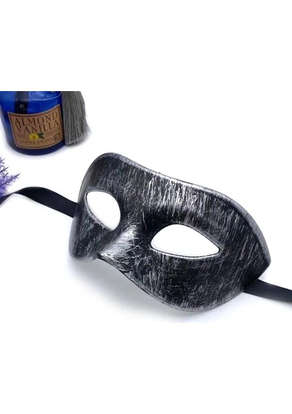 Siyah Cadılar Bayramı Masquerade Siyah Erkek Maskesi Yarım Yüz Yetişkin Parti Beyaz Kişilik Olgun Yakışıklı Moda Antik Yüz Maskesi Adam (Yurt Dışından) fırsatları