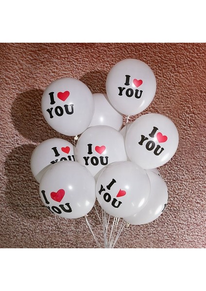 Beyaz 10 Adet/grup 12 Inç Kırmızı Aşk Kalp Lateks Balonlar Düğün Itirafı Yıldönümü Dekorasyon Hava Balonu Evlilik Hediyesi Helyum Topu (Yurt Dışından) fiyatları