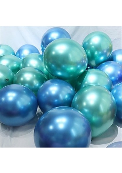 15 Adet 15 Adet 10 Inç Krom Metalik Denizkızı Renkli Lateks Balonlar Metalik Globos Düğün Bebek Doğum Günü Partisi Dekorasyon Balonları (Yurt Dışından)