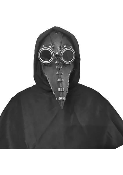 B Cadılar Bayramı Veba Doktor Kuş Maskesi Uzun Burun Steampunk Korkunç Lateks Maske Cadılar Bayramı Kostüm Sahne Parti Iyilik (Yurt Dışından) fiyatları
