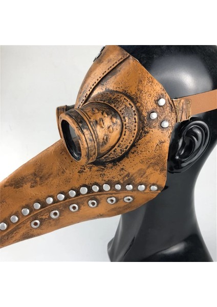 B Cadılar Bayramı Veba Doktor Kuş Maskesi Uzun Burun Steampunk Korkunç Lateks Maske Cadılar Bayramı Kostüm Sahne Parti Iyilik (Yurt Dışından) indirimleri