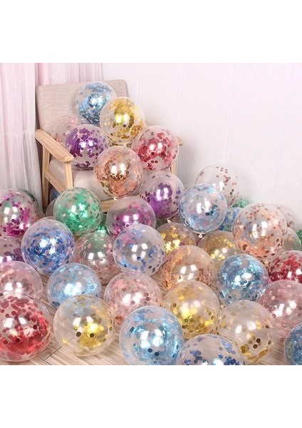 Tiffany Mavi 10 Adet 12 Inç Altın Yıldız Konfeti Lateks Balonlar Glitter Temizle Şeffaf Balonlar Düğün Birthdy Parti Dekorasyon Helyum Topları (Yurt Dışından) fırsatları