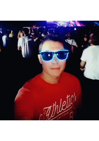 Limon Yeşili 2 Glow Neon Rave Gözlük El Tel Yanıp Sönen LED Güneş Gözlüğü Light Up Kostümleri Glow Parti Malzemeleri Cadılar Bayramı Dekorasyon (Yurt Dışından) fiyatları