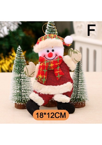 F 2023 Yeni Noel Süsleri Yılbaşı Ağacı Asılı Dıy Noel Hediyesi Noel Baba Kardan Adam Ağacı Kolye Bebek Asın Parti Dekorasyon (Yurt Dışından)