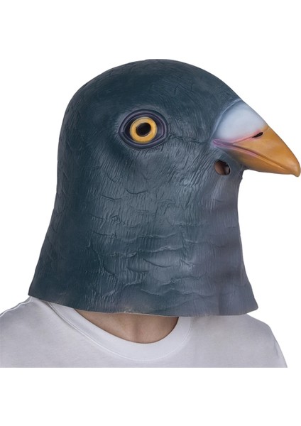 Bir Kuş Maskesi Yeni Güvercin Maskesi Lateks Kuş Kafası Cadılar Bayramı Süslü Elbise Cosplay Kostüm Tiyatro Prop Maskeleri Parti Doğum Günü Dekorasyon Tiyatro P (Yurt Dışından) indirimleri