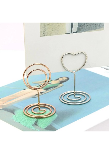 B 10 Adet Metal Yer Kartı Sahipleri Fotoğraf Klip Standları Düğün Masa Numarası Adı Burcu Düğün Parti Ev Dekor Için Standı Güzel Klipler (Yurt Dışından) indirimleri