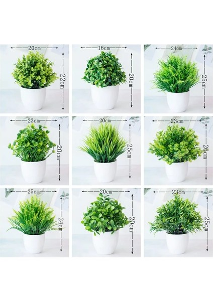 Zhu Ye Cao Saksılı Bitkiler 1 Adet Yeşil Yapay Bitkiler Bonsai Küçük Ağaç Saksı Bitkileri Sahte Çiçekler Saksı Süsler Ev Dekorasyon Otel Bahçe Dekorasyonu (Yurt Dışından) fiyatları