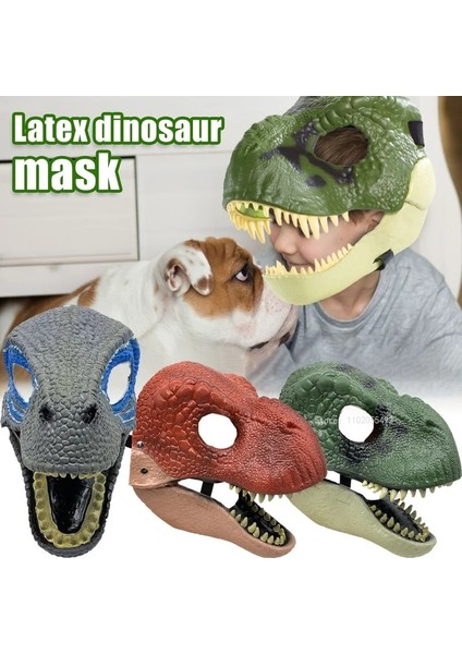 Paws C Ejderha Maskesi Cadılar Bayramı 3D Ejderha Açık Ağız Dino Cosplay Şapkalar Sahne Lateks Korku Maskesi Terör Parti Cadılar Bayramı Noel Dekor Hediye (Yurt Dışından) fiyatları