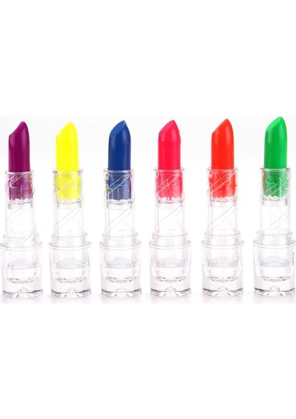10 Adet Neon Balon I Blacklight Neon Ruj Yüz ve Vücut Boyası Karanlıkta Glow Uv Reaktif Light Up Clubbing Kostüm Makyaj Uv Glow Parti Malzemeleri (Yurt Dışından)