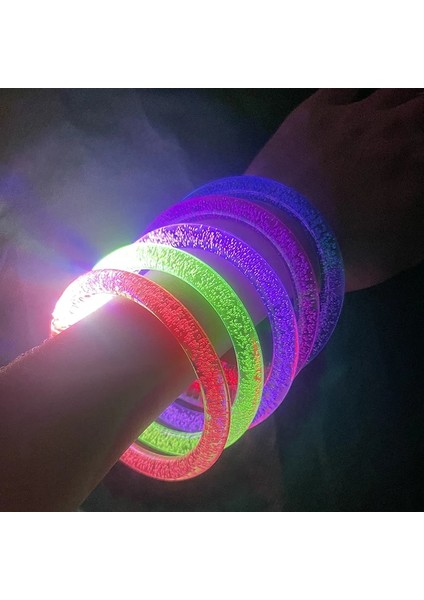 Karışık Renk A 10 Adet 10/20/30/40/50/60 Adet LED Bilezik Bileklik Karanlıkta Parlayan Parti Favor Malzemeleri Neon Işık Up Bilezik Oyuncaklar Düğün Dekorasyon (Yurt Dışından) indirimleri