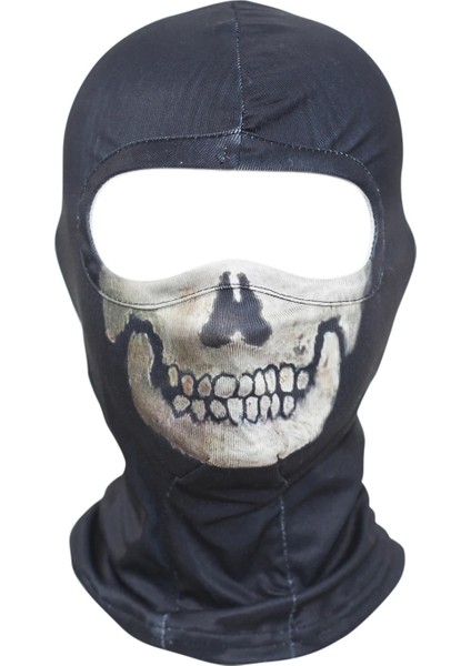 Tip 2 Yeni Call Of Duty 19 COD19 Hayalet Kadro Kafatası Balaclava Kayak Hood Bisiklet Kaykay Isıtıcı Tam Yüz Hayalet Maske (Yurt Dışından) indirimleri