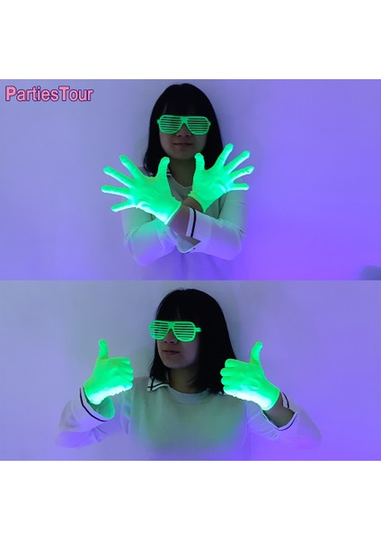 10 Adet Neon Balon Neon Parti Malzemeleri Neon Banner Balon Floresan Gözlük Eldiven Uv Neon Doğum Günü Partisi Dekoru 90 S Siyah Işık Parti (Yurt Dışından)