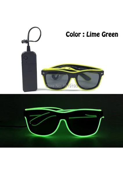 Tip 02 Çekici El Gözlük Karnaval Parti Gözlüğü Noel Paskalya Disko Glow Parti Malzemeleri Için LED Floresan Güneş Gözlüğü (Yurt Dışından) fiyatları