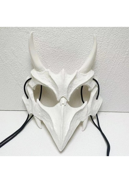 05 2023 Yeni Cadılar Bayramı Şeytan Maskesi Karnaval Kurtadam Kafatası Maskesi Cosplay Kostümleri Anime Cosplay Maske Yüz Şapkalar Korku Parti Sahne (Yurt Dışından)