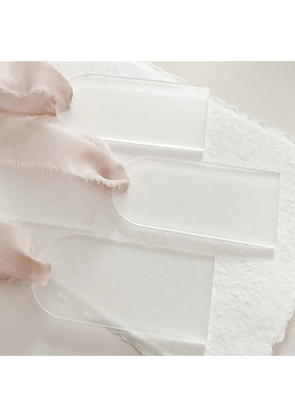 Siyah 30 Adet Boş Buzlu Akrilik Yer Kartı Kemer Bagaj Etiketleri Düğün Parti Konuk Escort Isim Kartı Hediye Etiketi Rezerve Koltuk Burcu Altın Gümüş (Yurt Dışından)