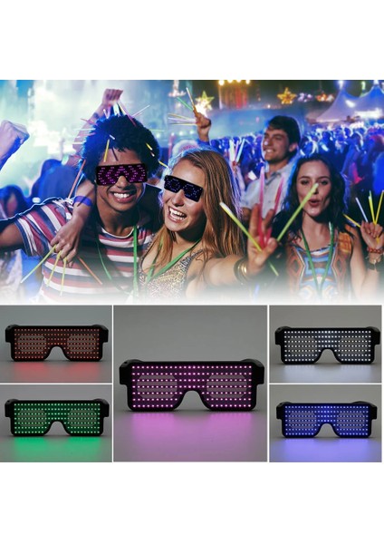 Mavi Işık 1 Adet 8 Modları Hızlı Flaş LED Işık Çubuğu Glow Parti Büyük Olay Gözlük USB Şarj Aydınlık Gözlük Noel Konseri Işık Oyuncaklar (Yurt Dışından) indirimleri