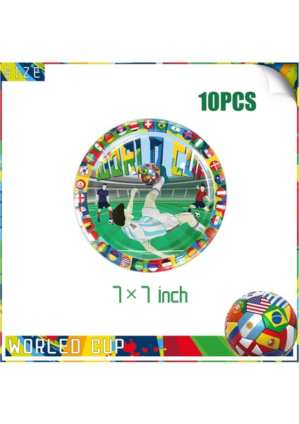 12TOPPER-12WRAPPER Yeni Futbol Futbol Parti Malzemeleri Pinata Oyuncak Hediyeler Tek Kullanımlık Sofra Masa Örtüsü Bilezik Doğum Günü Partisi Futbol Dekorasyon (Yurt Dışından)