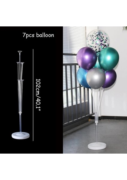 1 Takım 102 cm Standı D 1/2 Takım LED Işık Hava Topları Standı Tutucu Sütun Çocuklar Doğum Günü Partisi Balon Sopa Düğün Dekor Balon Helyum Globos Yetişkin Balon (Yurt Dışından)