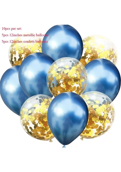 12 Inç Siyah 10 Adet/grup Mavi Yeşil Metalik Lateks Balon Düğün Doğum Günü Partisi Dekorasyon Helyum Konfeti Balonları Yıldönümü Hediyesi Globos (Yurt Dışından) indirimleri