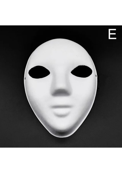 E 1 Adet Yaratıcı Dıy Hamuru Kedi Tilki Beyaz Kağıt Boyasız Hayvan Maskesi Erkekler Kadınlar Için Çocuklar Venedik Karnavalı Yüz Maskeleri Parti Malzemeleri (Yurt Dışından)