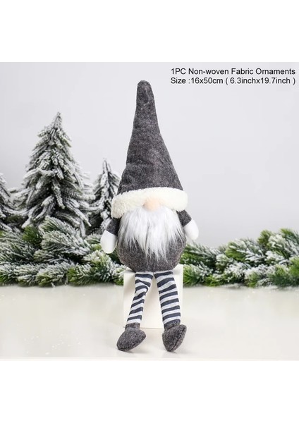 15 Noel Baba Noel Süsler Ağacı Dekor Elk Kardan Adam Peluş Noel Bebek Süslemeleri Ev Için 2023 Navidad Kolye Hediye Çocuklar (Yurt Dışından)