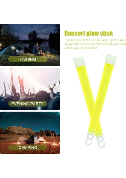10 Adet Turuncu 1-50 Adet Kızdırma Çubuğu Kanca ile 6 Inç Floresan Işık Yürüyüş Kamp Için Açık Acil Konser Parti Işığı Çubukları (Yurt Dışından) indirimleri