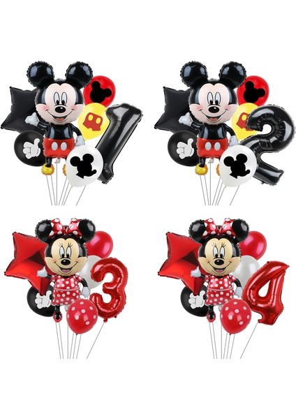 Ordu Yeşil 1 Takım Disney Mickey Mouse Parti Balonları Minnie Balonlar 32 "numara Balon Bebek Duş Doğum Günü Partisi Süslemeleri Çocuk Oyuncak Hediyeler (Yurt Dışından)
