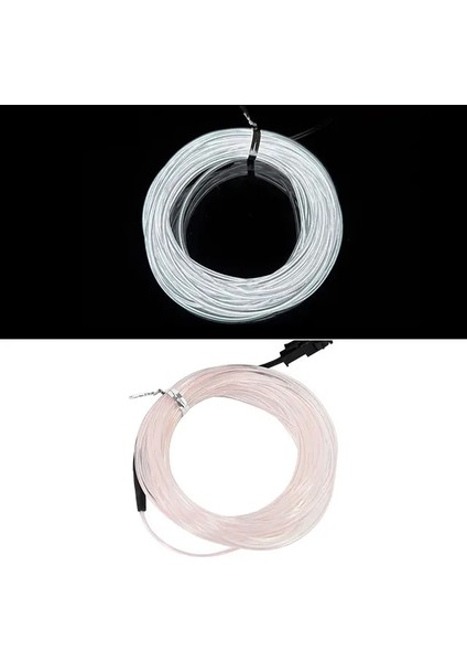 B01 5m 1m/3m/5m Glow El Tel Kablo LED Neon Işık Noel Düğün Dans Partisi Dekoru Dıy Kostümleri Giyim Karanlıkta Glow Malzemeleri (Yurt Dışından)