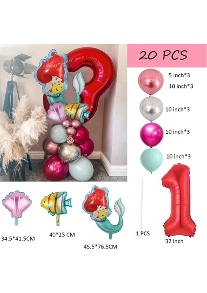 Stil 1 10 Adet Disney Minnie Mickey Mouse Şişme Alüminyum Balon Erkek ve Kız Bebek Duş Çocuklar Doğum Günü Partisi Etkinlikleri Dıy Dekor (Yurt Dışından)