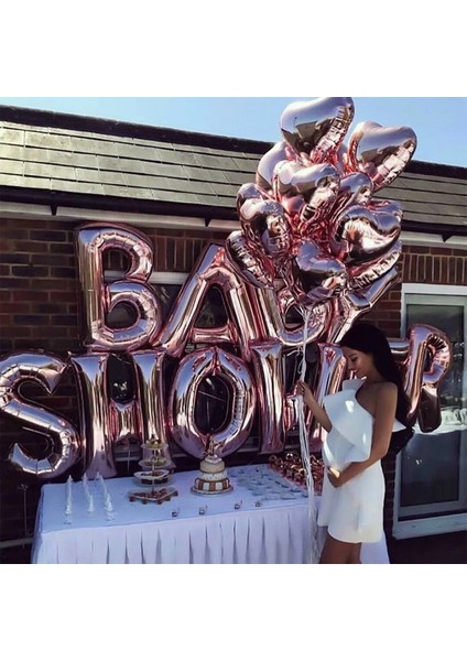 Koyu Turuncu Kukuzhu Bebek Duş 16 Inç Oh Bebek Folyo Balonlar Bu Erkek Veya Kız Cinsiyet Ortaya Gül Altın Balonlar Bebek Duş Parti Malzemeleri Çocuk (Yurt Dışından)