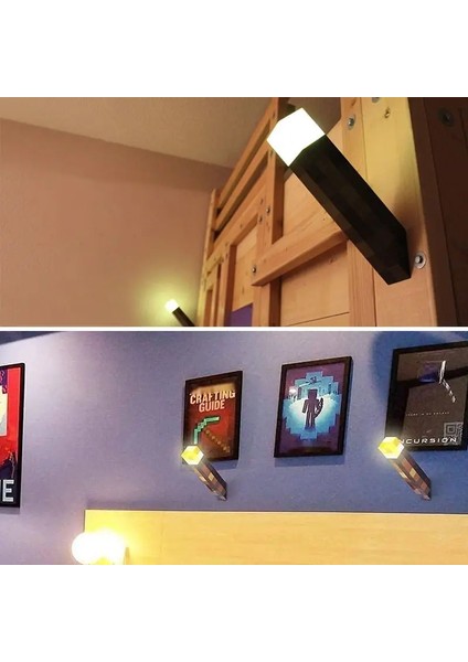 Yeşil 11.5 Inç Brownstone Torch LED Işık USB Şarj Edilebilir Gece Lambası Odası Ev Dekorasyon Için Kahverengi Taş Torch LED Lamba (Yurt Dışından) modelleri