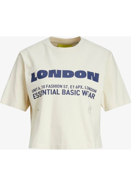 Jxjoda Kadin Bej T-Shirt 12244372-BONEWHITE modelleri