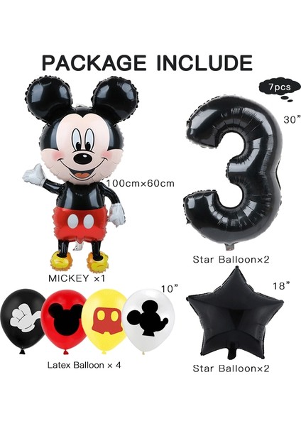 Ordu Yeşil 1 Takım Disney Mickey Mouse Parti Balonları Minnie Balonlar 32 "numara Balon Bebek Duş Doğum Günü Partisi Süslemeleri Çocuk Oyuncak Hediyeler (Yurt Dışından)