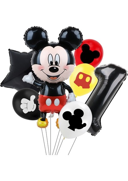 Ordu Yeşil 1 Takım Disney Mickey Mouse Parti Balonları Minnie Balonlar 32 "numara Balon Bebek Duş Doğum Günü Partisi Süslemeleri Çocuk Oyuncak Hediyeler (Yurt Dışından)