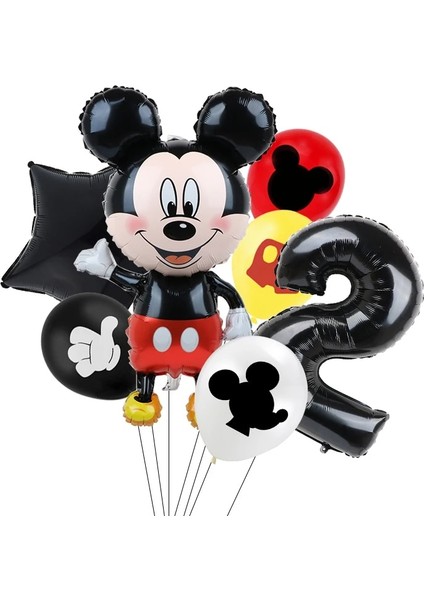 Ordu Yeşil 1 Takım Disney Mickey Mouse Parti Balonları Minnie Balonlar 32 "numara Balon Bebek Duş Doğum Günü Partisi Süslemeleri Çocuk Oyuncak Hediyeler (Yurt Dışından)