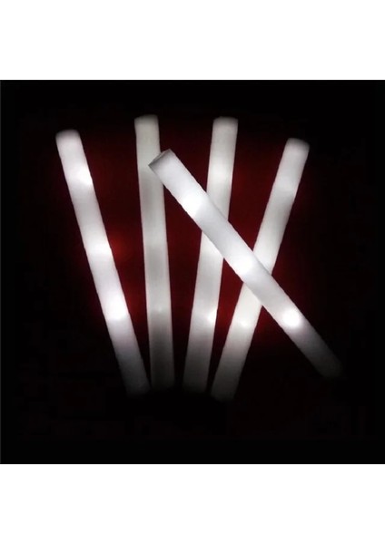 30 Adet Beyaz 30/50 Adet LED Köpük Bar Karanlıkta Glow Light-Up Köpük Çubukları LED Yumuşak Coplar Rave Glow Wands Yanıp Sönen Tüp Konseri Için Parti (Yurt Dışından) fiyatları