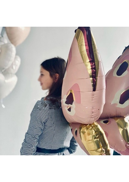 1 Adet Büyük Kelebek Folyo Balonlar Kelebek Peri Kanatları Balon Kelebek Temalı Parti Düğün Kız Kadın Doğum Günü Partisi Malzemeleri (Yurt Dışından)
