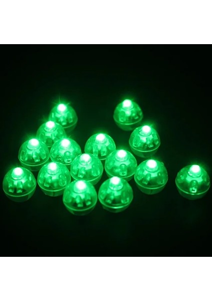 Yeşil 40 Adet 5/10/20/30/40 Adet LED Balon Işık Minik LED Işık Mini Yuvarlak LED Top Lamba Bar Fener Noel Düğün Dekor Için (Yurt Dışından)