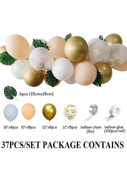 Altın Yaprak Seti Çok Stil Avokado Yeşil Balonlar Garland Arch Kiti Retro Yeşil Chorme Altın Lateks Globos Doğum Günü Noel Düğün Parti Dekorları (Yurt Dışından)