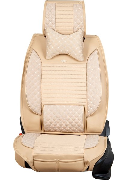 Dodge Caliber Lüx Deri Oto Koltuk Kılıfı 5'li Set Tam Takım Urban Bej fırsatları