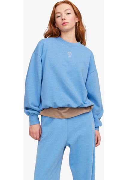 Jxjada Kadin Mavi Sweatshirt 12244363-SILVERLAKEBLUE