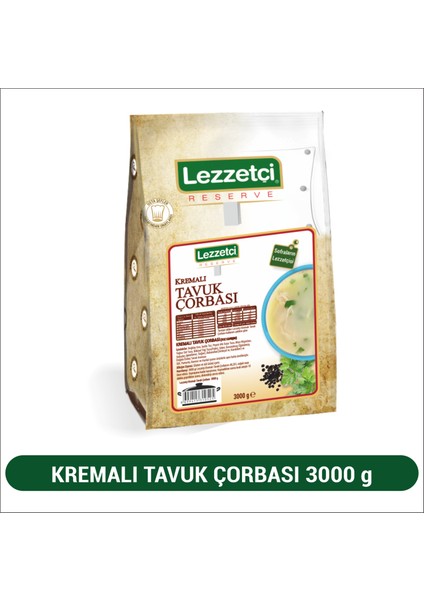 Kremalı Tavuk Çorbası 3 kg