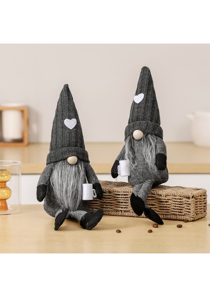 Bağımsız Istasyon Ted Love Hat Doll American Faceless Doll Cof Cup Christmas Day Dekorasyon (Yurt Dışından) modelleri