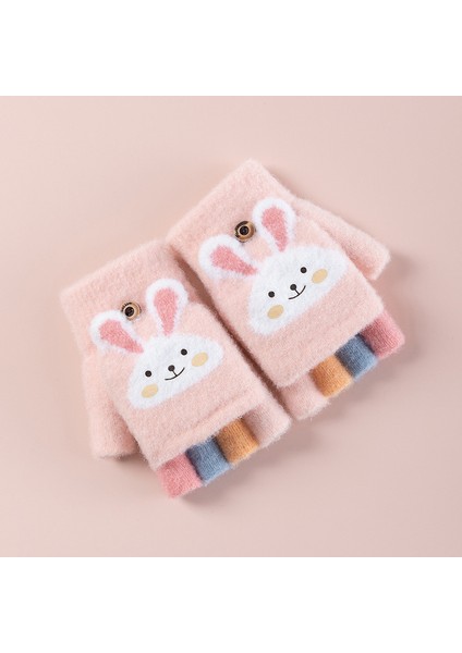 Kış Kartonu Yarısı Parmağı Erkekler ve Kızlar Için Ellekler Çevirir, Sıcak ve Sıcak, Kalın Dökülmüş Dökülmüş Parmağı Ellekleri Bölüyor. (Yurt Dışından)