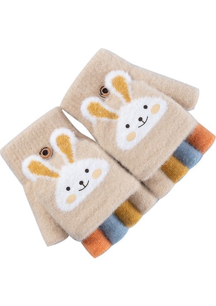 Kış Kartonu Yarısı Parmağı Erkekler ve Kızlar Için Ellekler Çevirir, Sıcak ve Sıcak, Kalın Dökülmüş Dökülmüş Parmağı Ellekleri Bölüyor. (Yurt Dışından) fiyatları